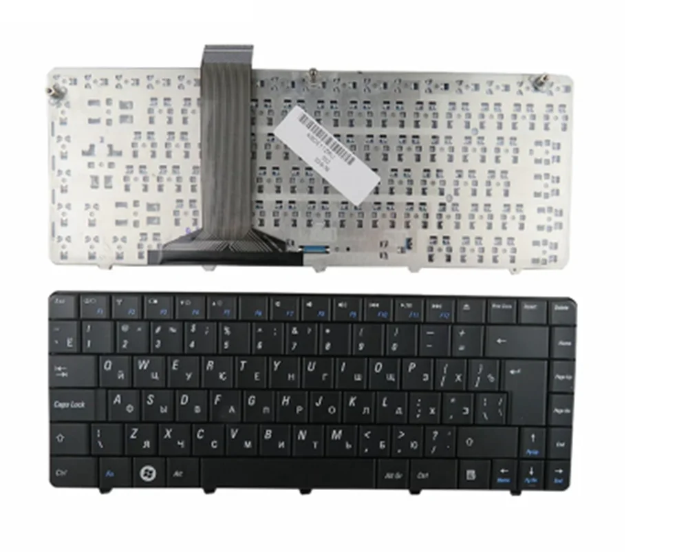 

New Russian RU Keyboard For Dell Inspiron 11Z 1110 P03T Series Laptop Black