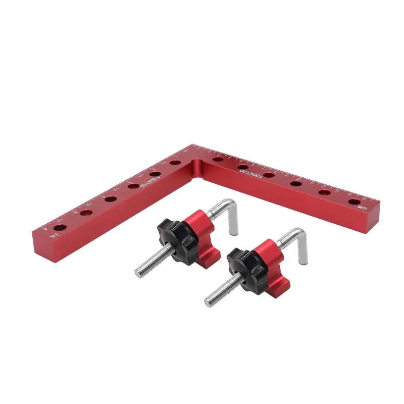 

160mm woodworking right angle ruler 90 ° positioning block aluminum alloy material imperial height ruler right angle fixture