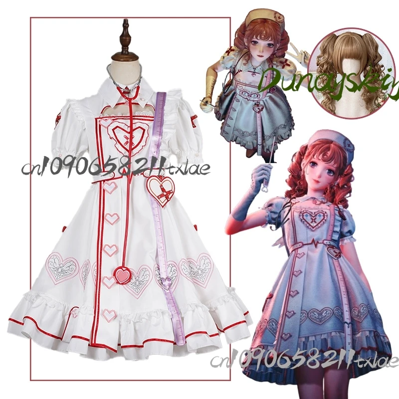 

Infinnity Nikki anime cosplay costumes wig accession jirai kei kawaii Sweet Diagnosis Love Nurse Dress lolita Halloween cosplay