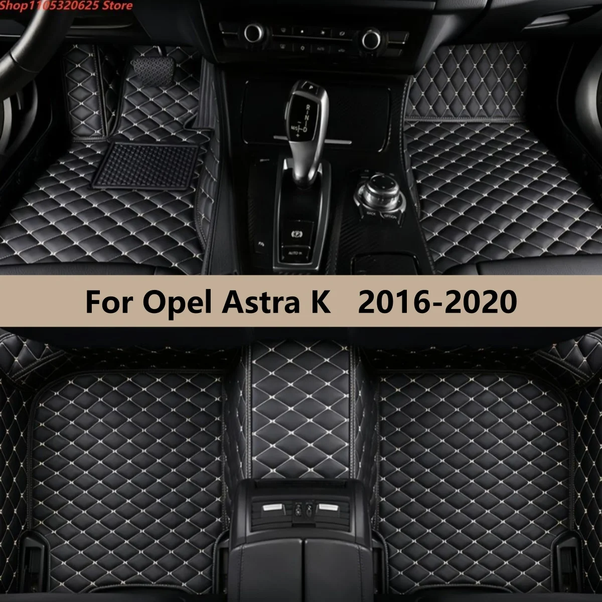 

Car Floor Mats For Opel Astra K 2016 2017 2018 2019 2020 Leather Pad Foot Cover Cover Full Set Auto Interior Accessories