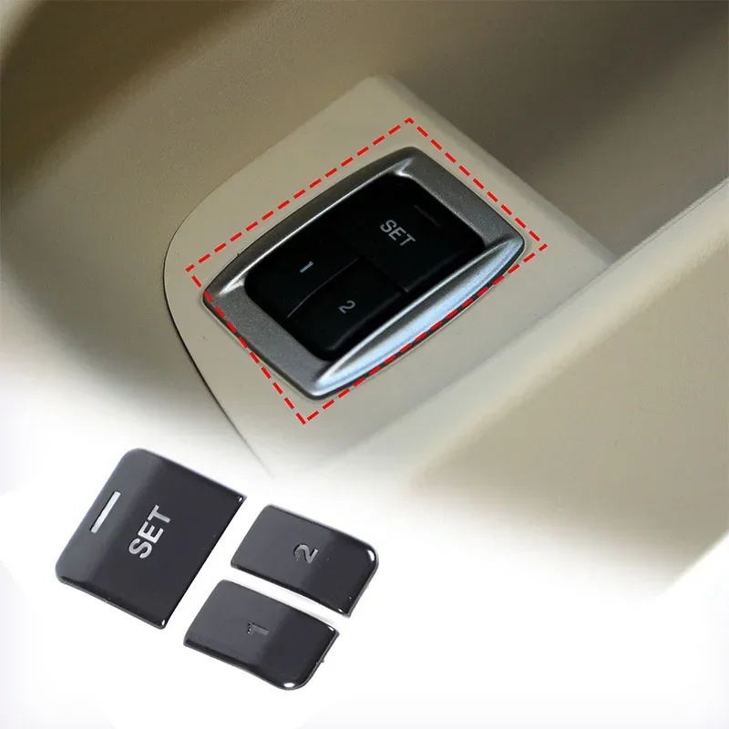 

Car Styling Seat Adjustment Memory Buttons Decoration Decals For Jaguar XF 2009-2015 Stainless Steel Car Interior Accessories