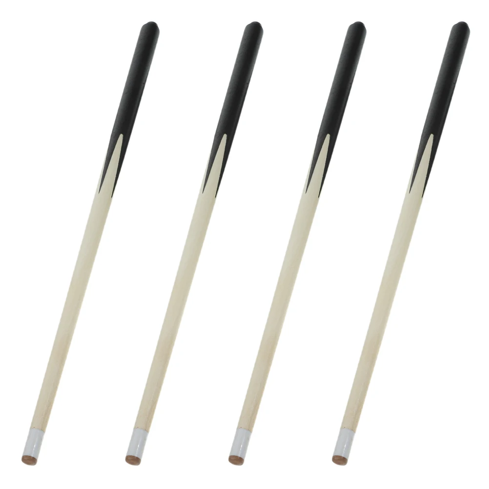 

4 Pcs Children's Pool Cue Stick for Kids Sticks American Style Cues Short Billiard