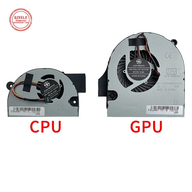 

New laptop CPU GPU Cooler Fan For ACER V Nitro VN7-791 VN7-791G EG75070S1-C080-S9C EG75070S1-C070-S9C MG60090V1-C250-S9C