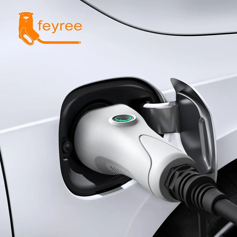 feyree Discharge Plug  V2L Cable Electric Car Side EV Charger Type2 16A with EU Socket Outdoor Power Station( Upgraded Version)