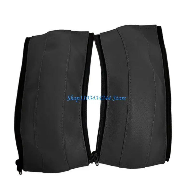 

G2TC Premium PU Leather Strollers Grip Protectors with Zipper Design Easy To Clean And Practical For Practical Use