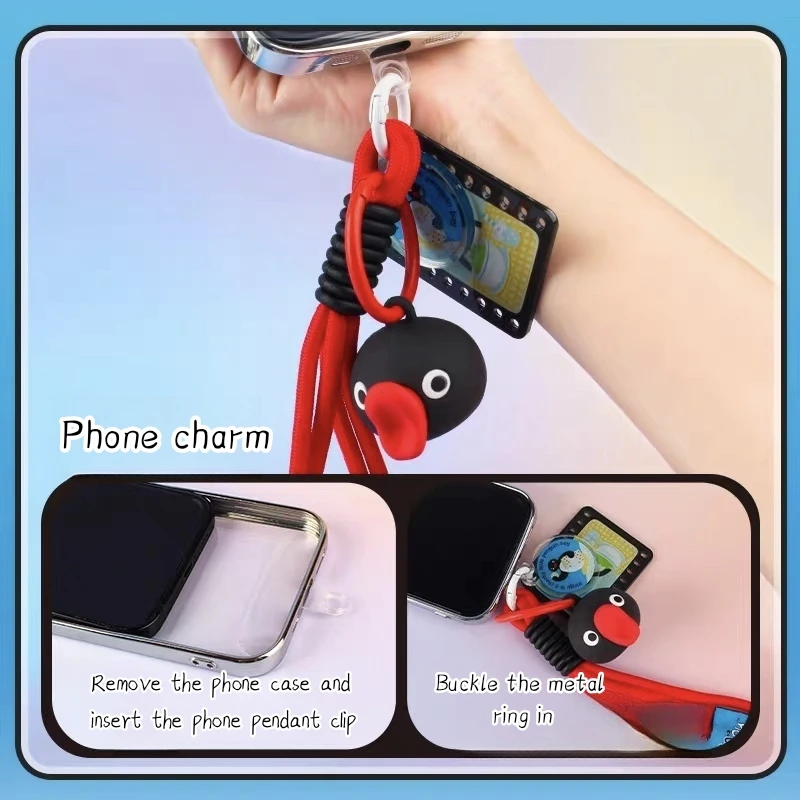 ピングー ペンギン 南極ストーリーシリーズ トレンドフォンストラップ キュートペンダント クラシックアニメ ビニール玩具 ブラインドボックス ガシャポン コレクタブル