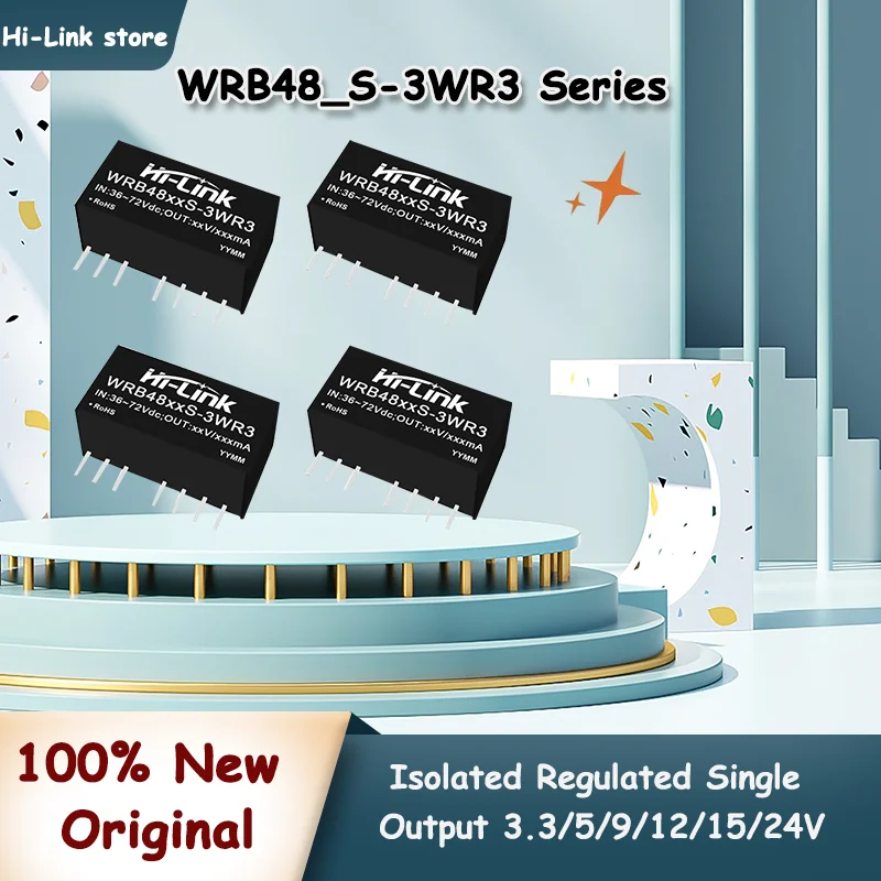Hi-Link Hot Sale Module DC-DC power supply modules WRB4805S-3WR3  WRB4803/4805/4809/4812/4815/4824S-3WR3
