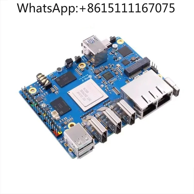Orange Pi 5 Plus Single Board Computer 32GB RAM RK3588 with M.2 SSD PCIe Module External WiFi & Bluetooth Development Board