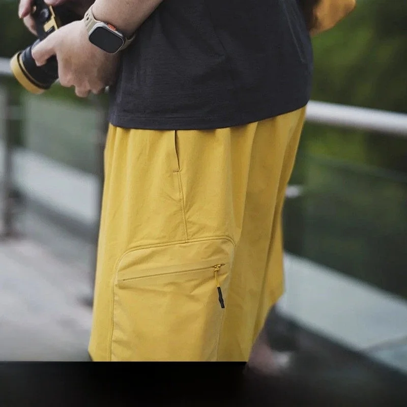 

Dingli Main Prtion! "God Pants" Lightweight Breathable Outdoor Men's Nylon Elastic orts Summer Casual Straight Leg ort...