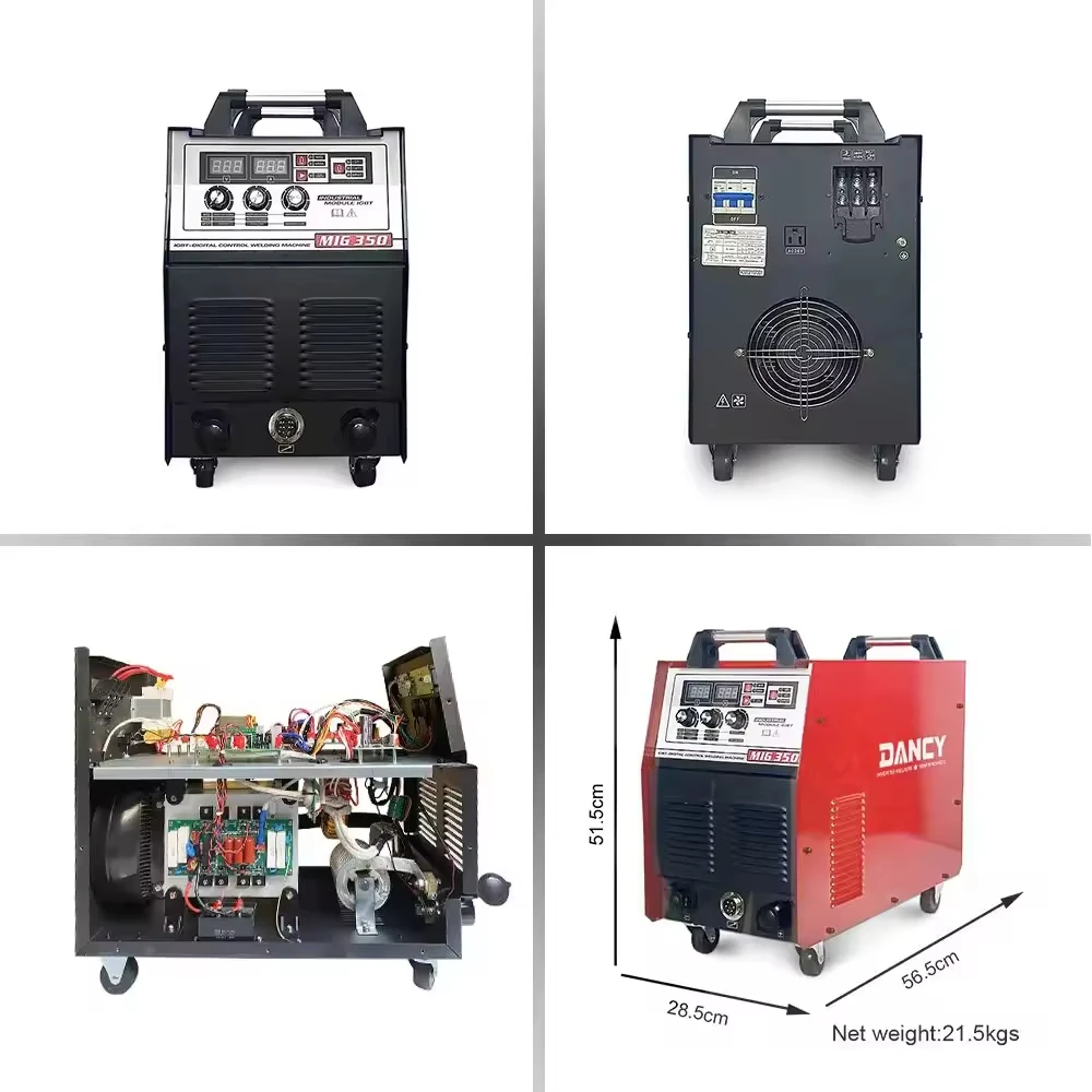 New DANCY High-Output 350A 3-in-1 Industrial Electric MIG Welding  Stainless Steel Capabilities Wire Feeder 380V 20mm