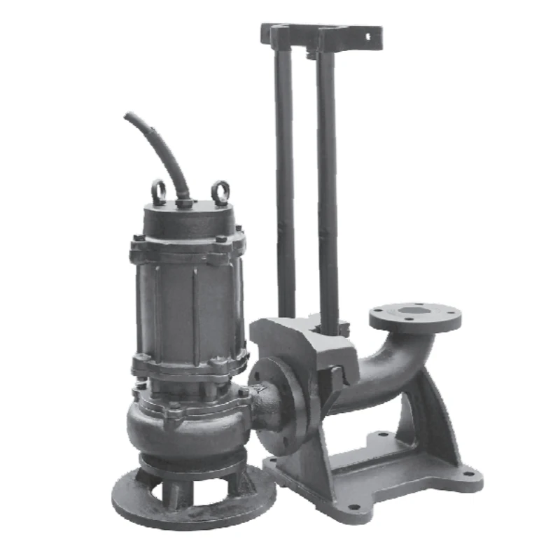 Pompe de broyeur d'eaux usées Submersible industrielle, pompe de puisard Submersible en fonte pour piscine