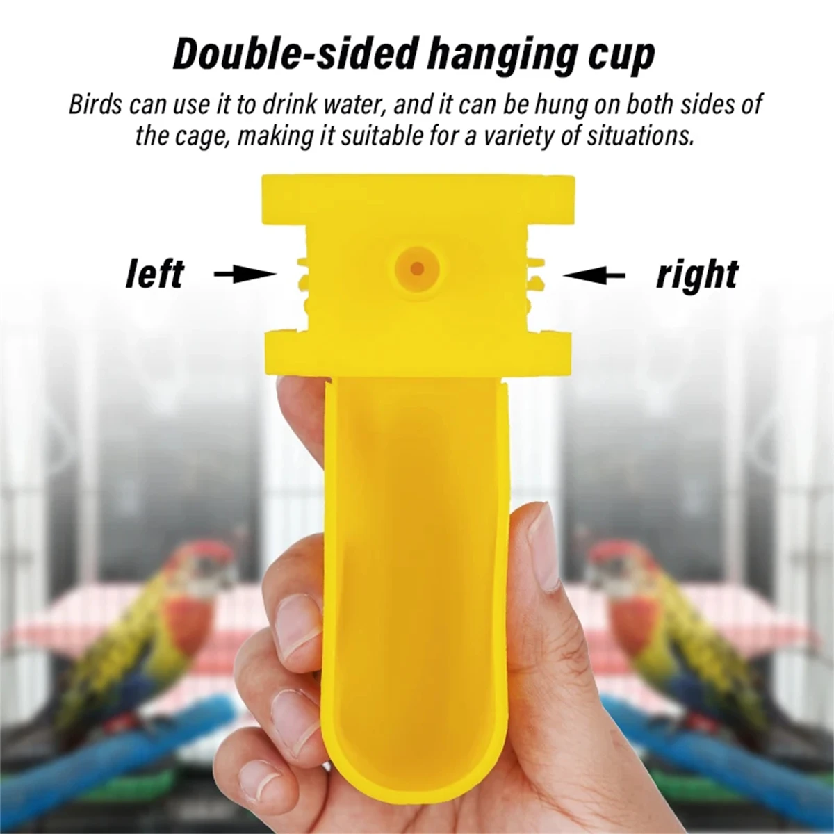 9.5 مم واجهة الطيور ذات الوجهين المعلقة وعاء الشرب التلقائي وموصل التي شيرت السمان الحمام الكتاكيت أكواب الماء 5 قطع