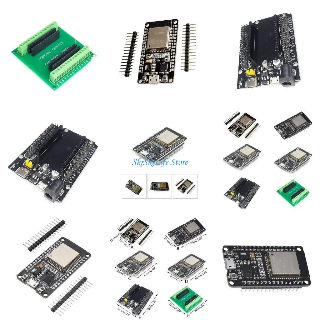 

E65E ESP32 Development Board WiFi+Bluetooth-compatible 2.4GHz DualCore