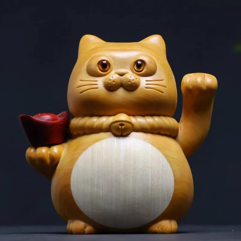 sculpture-en-bois-de-chat-porte-bonheur-decor-de-bureau-de-salon-sculpte-a-la-main-maneki-neko-cadeau-de-pendaison-de-cremaillere-de-bon-augure-en-bois-dore