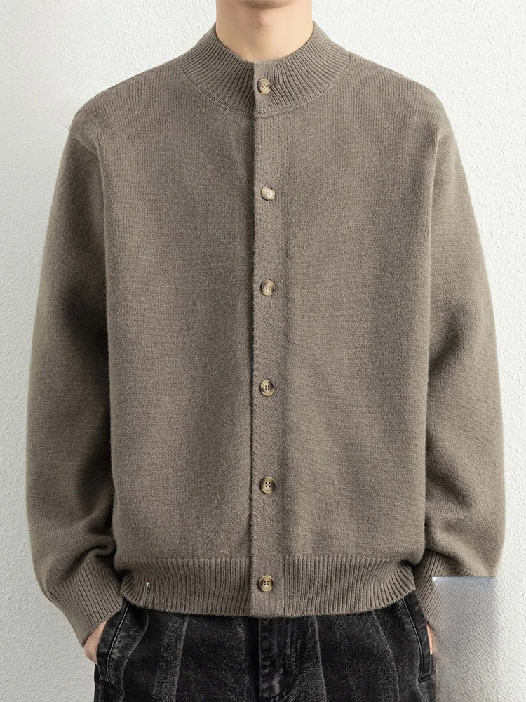 

PaulFrank Retro Collar Open Cardigan Jaet Men's Loose Warm Sweater Casual Sle Autumn Season Faionable Long Sve