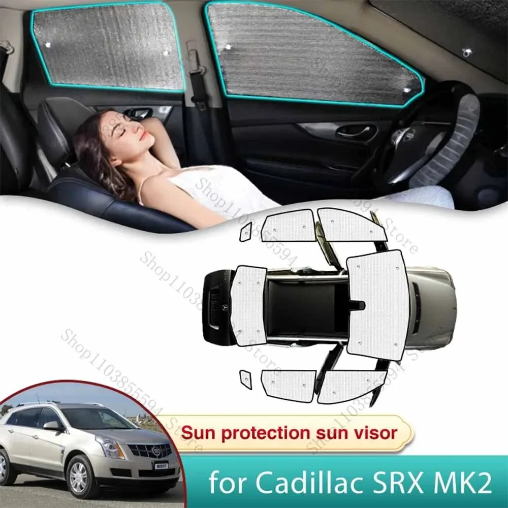 

Car Sun Shade for Cadillac SRX L LWB MK2 2010 2011 2012 2013 2014 2015 2016 Sunshade Windshield Privacy Shading Parts Anti-UV