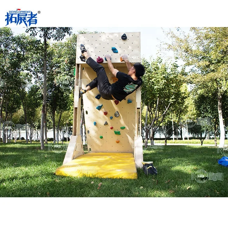 

Portable Adjustable Home Climbing Wall Kids Climbing Walls for Indoor/Outdoor Fitness Training