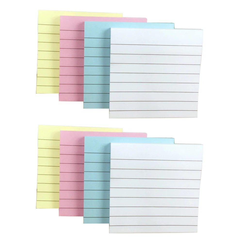 

10pcs Smooth Paper Strong Adhesive Removable Memo Pad Office Supplies Self Adhesive Message Note Portable Sticker