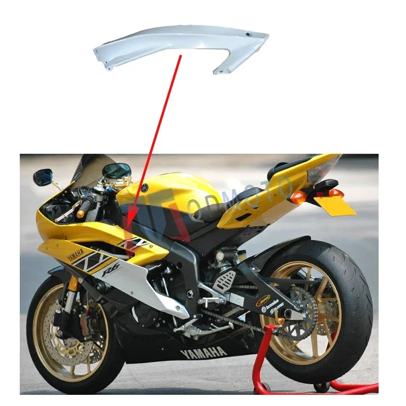 

For Yamaha YZF-R6 2006 2007 Unpainted Body Lleft and Right Side Upper Cover ABS Injection Fairing Motorcycle Accessories