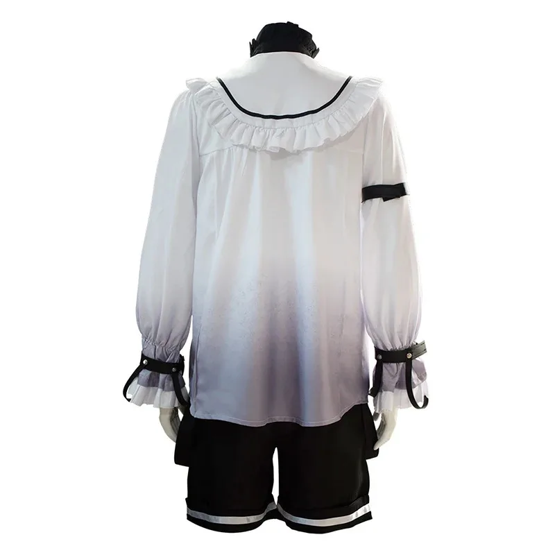 Anime PJSK At 25 Len Cosplay Costume Kagamine Len Cosplay Uniform Tops Shorts Socks Outfit Halloween Costume for Women Men Girls