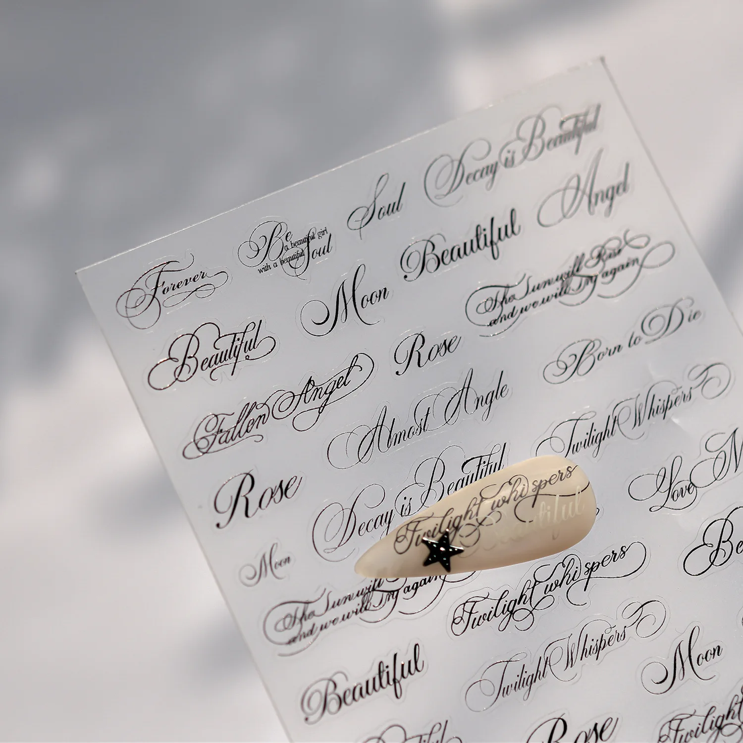 1Pcs Black White En…