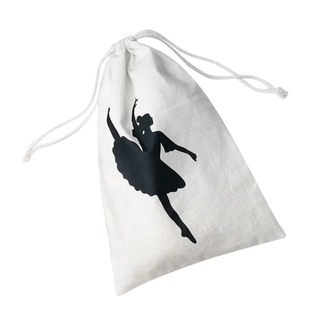 

Dancing Shoes Beam Port Ballet Dance Storage Bag Miss Canvas Pointe Washable Bags