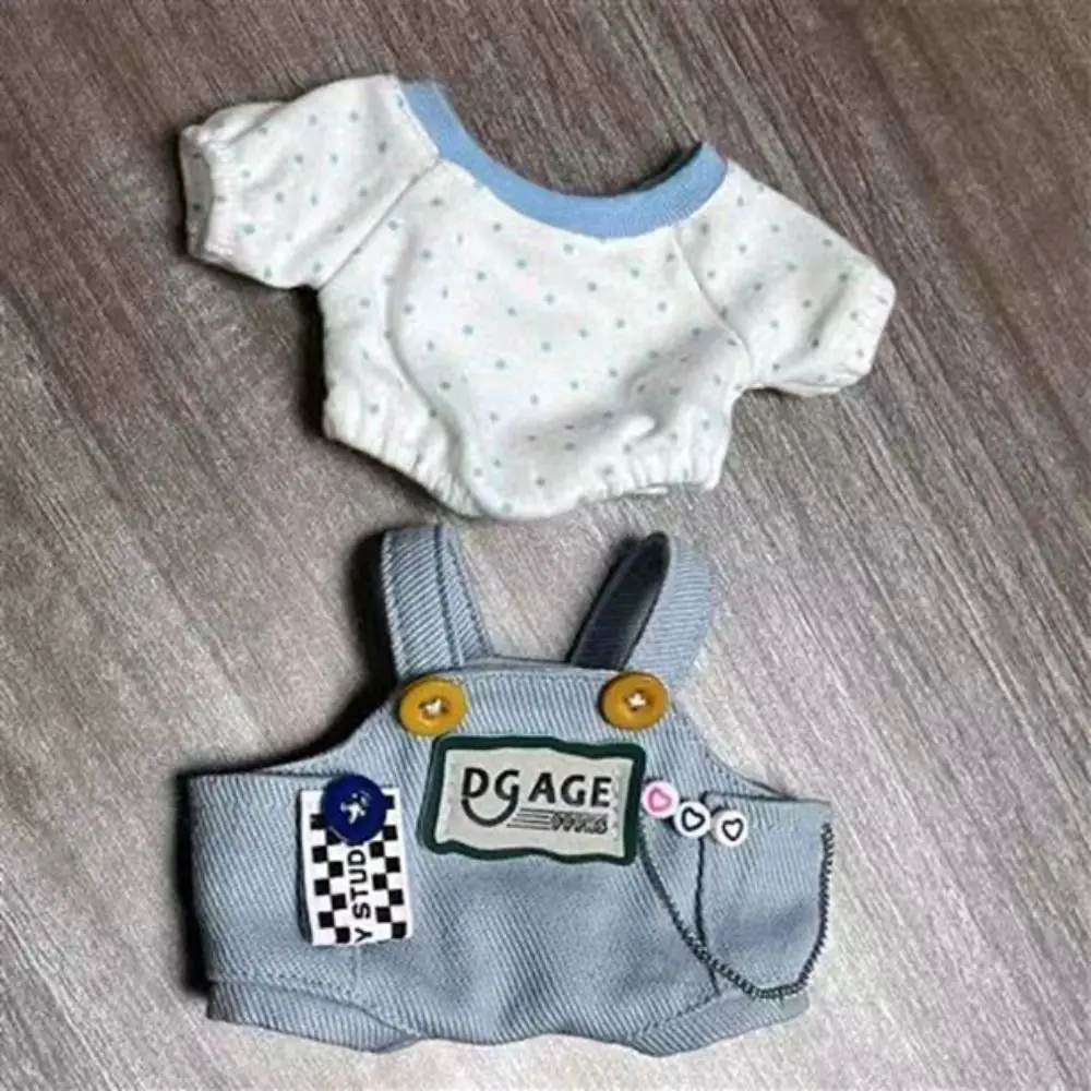 

Sweatshirt Cotton Doll Hoodie Dress Up Idol Doll Clothes Kawaii Cartoon 10CM Cotton Doll‘s Clothes Doll Accessories