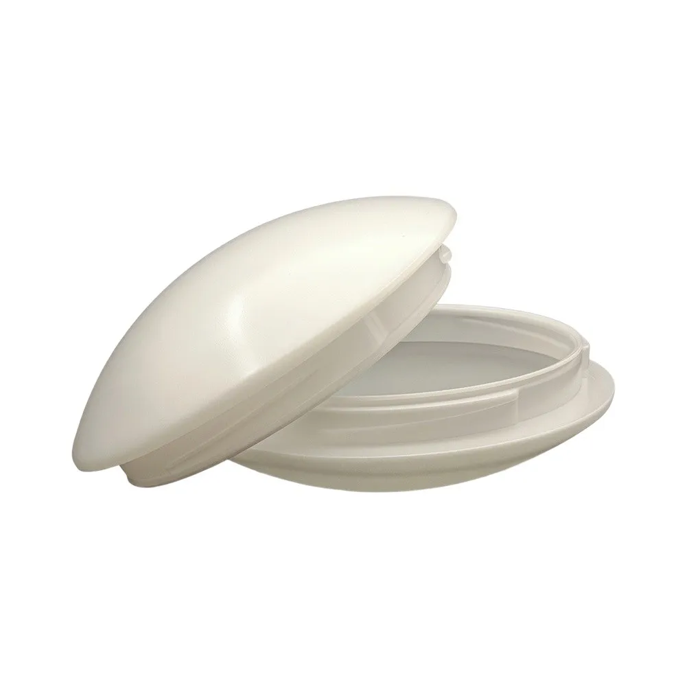 White Round Lamp Cover Compatible with Ceiling Fans Pendant Lights and Chandeliers 197x47x218mm For Acrylic Build