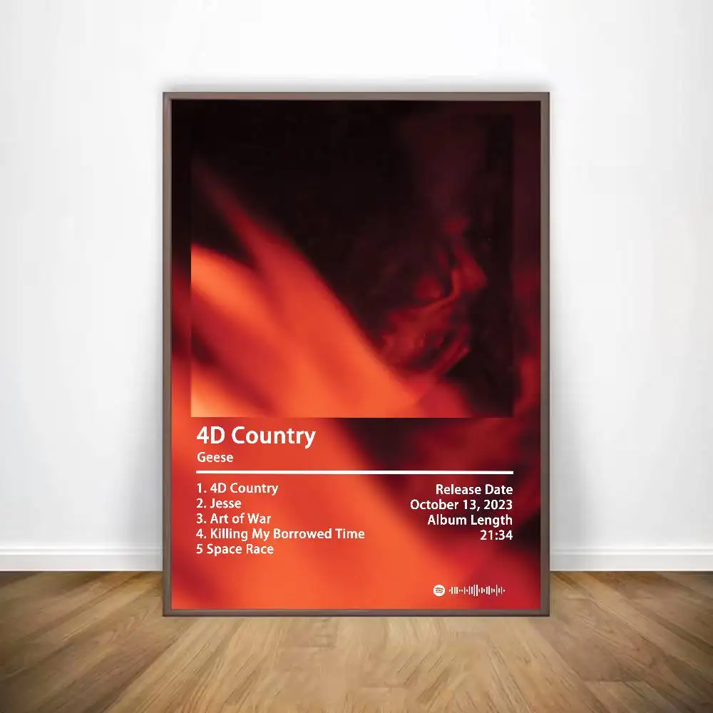 المغني G-GeeseS اقتل ملصق لزجة جدار الفن الطباعة مقاوم للماء غرفة المعيشة المنزلي غرفة نوم بار ديكور جمالي