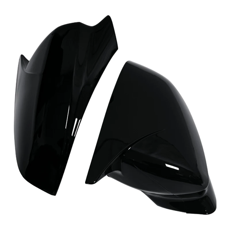 Rearview Mirror Cover For Seat Leon MK4 2020 2021-2023 2024 Cupra Formentor 2022-2024 Carbon Fiber ABS Glossy Black Mirror Cap