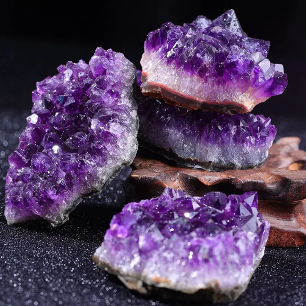 10-60g Labradorite Geode Mineral Stone Crafts Fluorite Crystal Point Healing Spiritual Amethyst Wand Crystal Quartz Stone