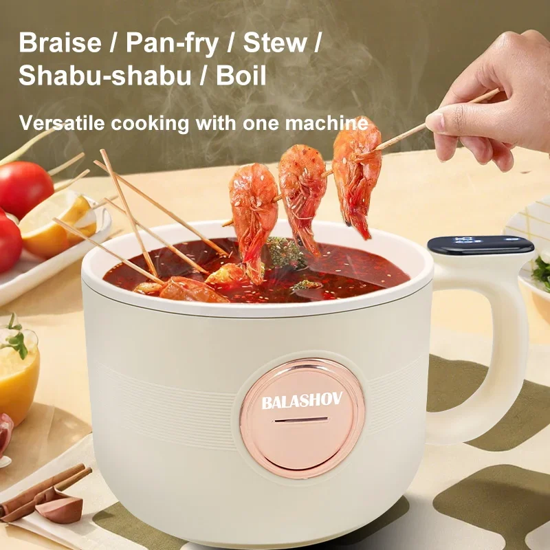 Multifunction Electric Cooker Household Mini Rice Cooker Portable Cooking Pots Non-stick Pan for Kitchen multi cooker 1-2 people