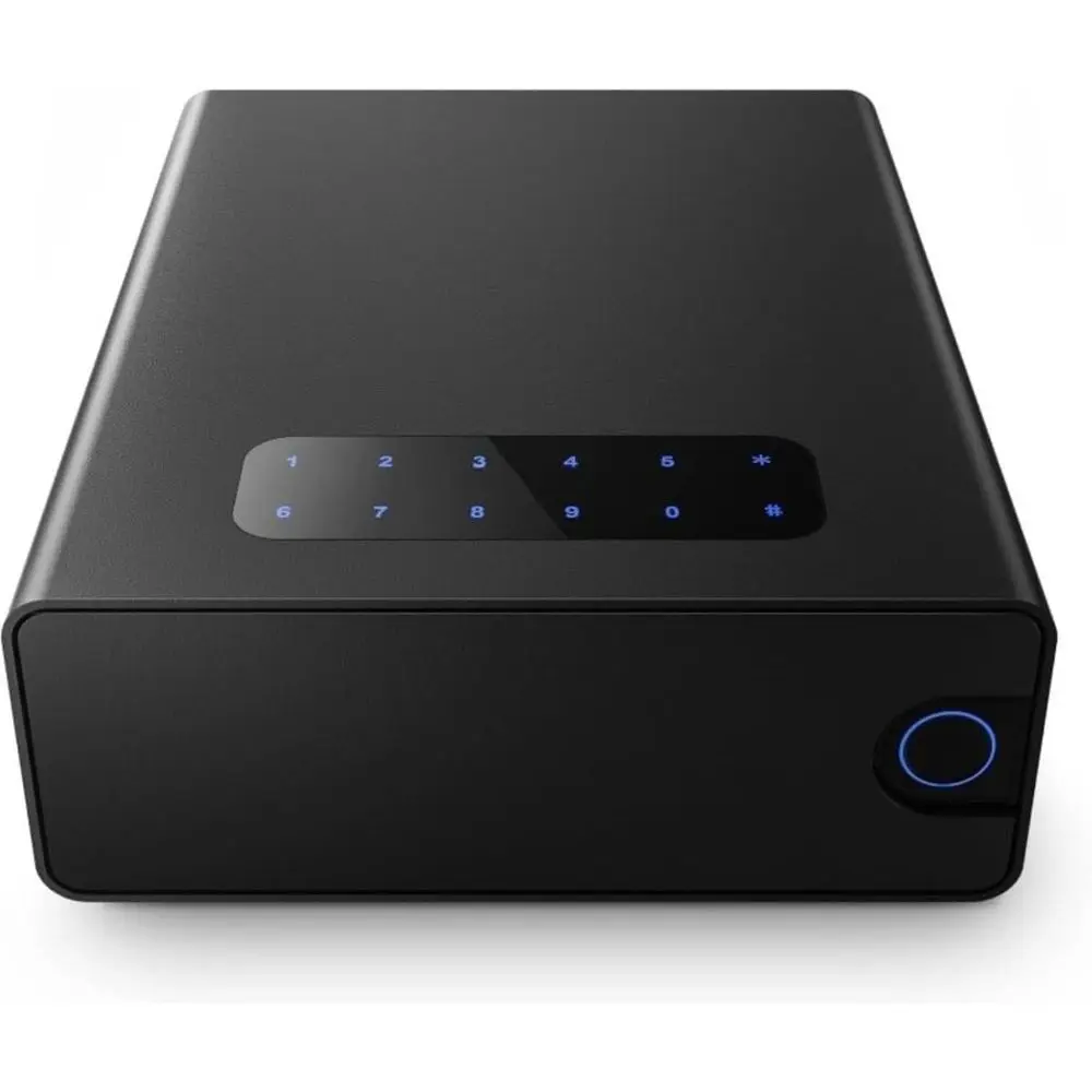 

Пистолетный сейф с доступом по отпечаткам пальцев: безопасность прикроватной тумбочки с 0,5 секунд, вход с 3 режимами (биометрический, код, ключ), монтируемый на стене или столе, L