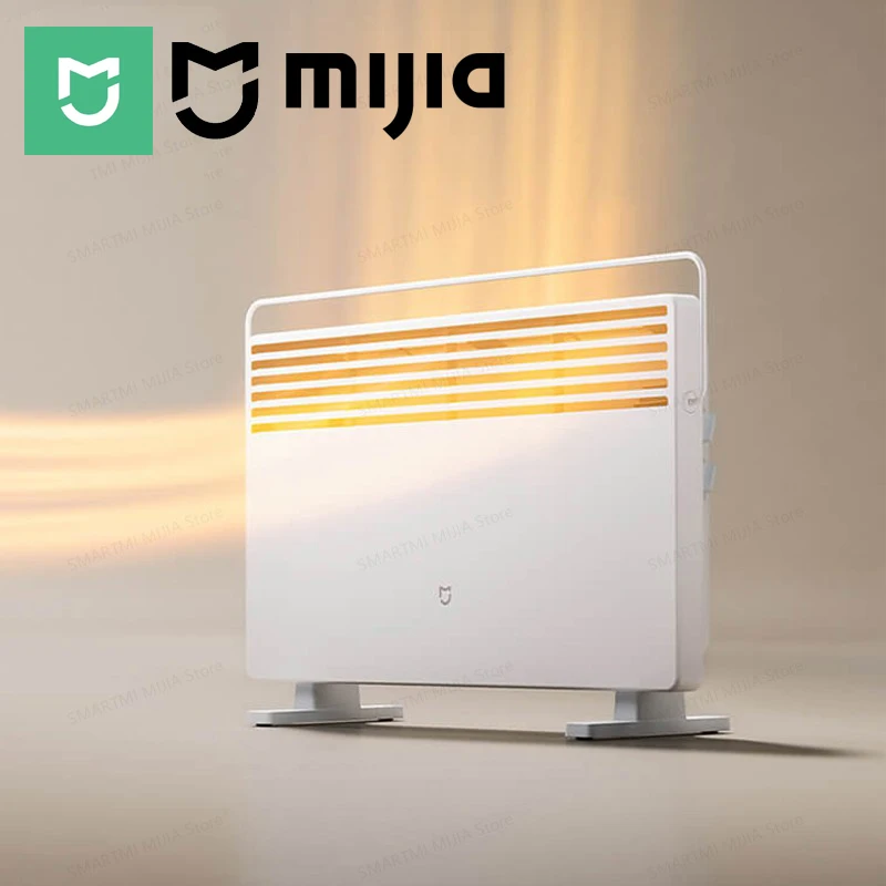 MIJIA Electric Heaters 2nd Thermostat Version,2200W Power,3 Heat Settings,Multiple Safety Feature,CN Version With Adapter