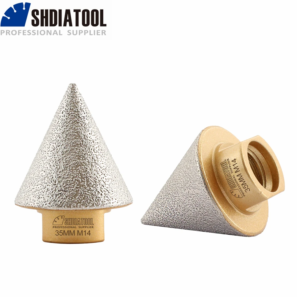 Shdiatool-ダイヤモンドフライス加工機,指ビット研削,大理石の石英皿,磁器タイルグラインダー,m14スレッド,35mm