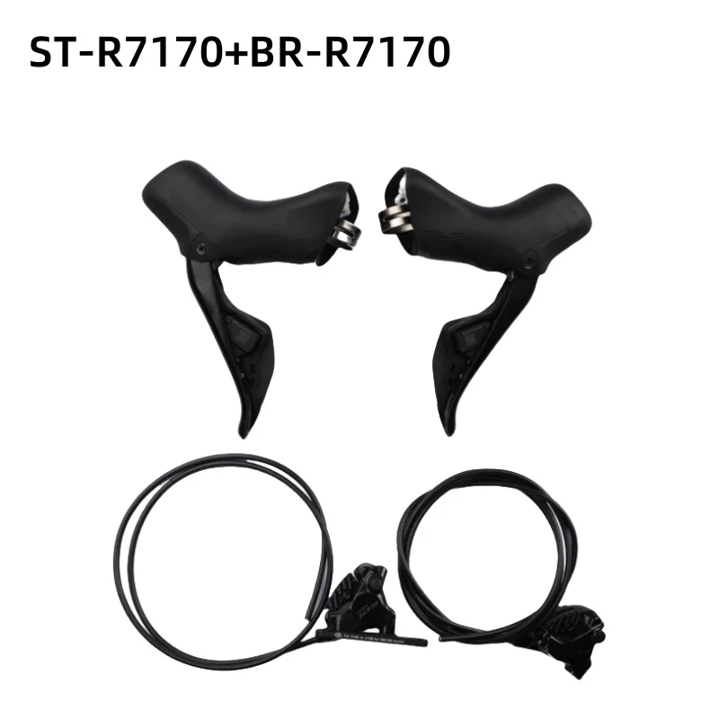 Shimano 105 Di2 Series 12S مجموعة دراجات صغيرة ST-R7170 + BR-R7170 + FD-R7150 + RD-R7150 لدراجة الطريق منتج أصلي