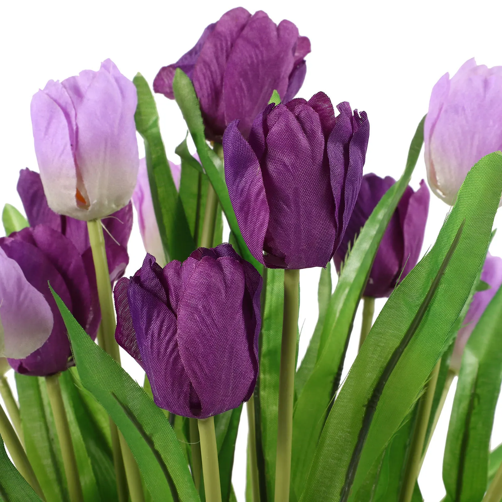 

Real Touch Tulip Artificial Flower Fence Wedding Party Home Table Decor Simulation Lifelike Flowers for Indoor Outdoor