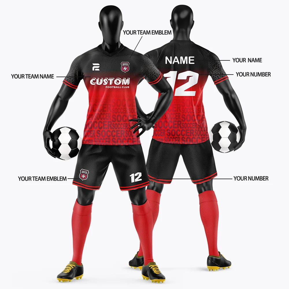 : Roupas de futebol personalizadas