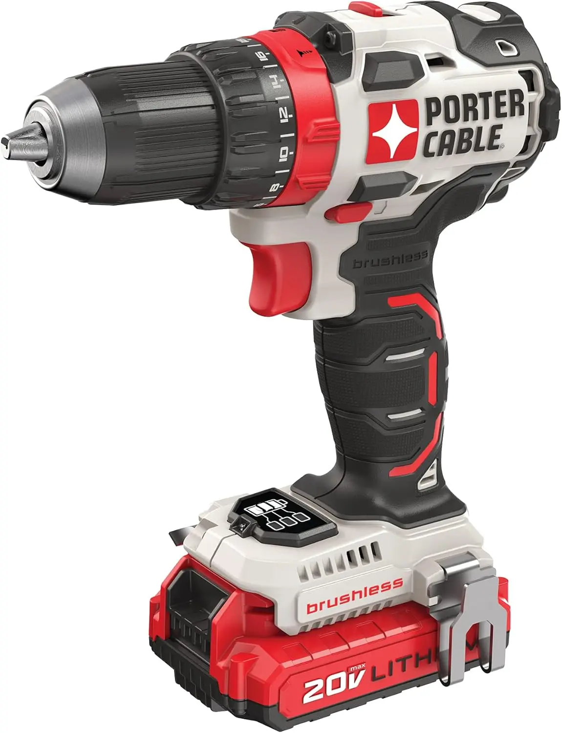 -CABLE PCCK607LB 20V MAX Brushless Cordless Drill Driver, 1/2