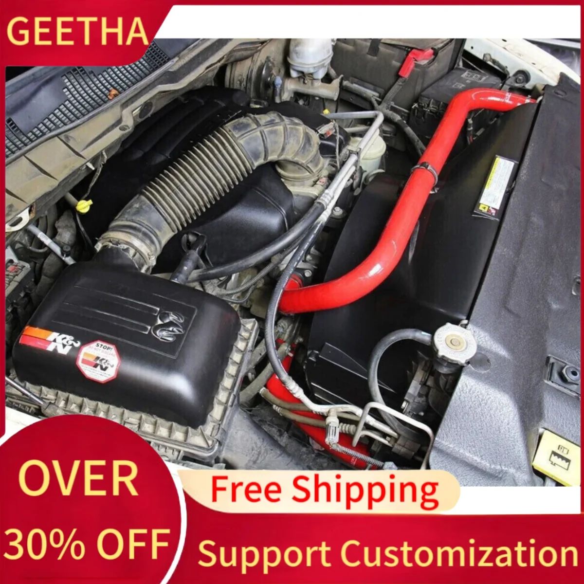 

Silicone Radiator Hose Kit for 2009-2020 Dodge Ram 1500 2500 3500 5.7L Hemi