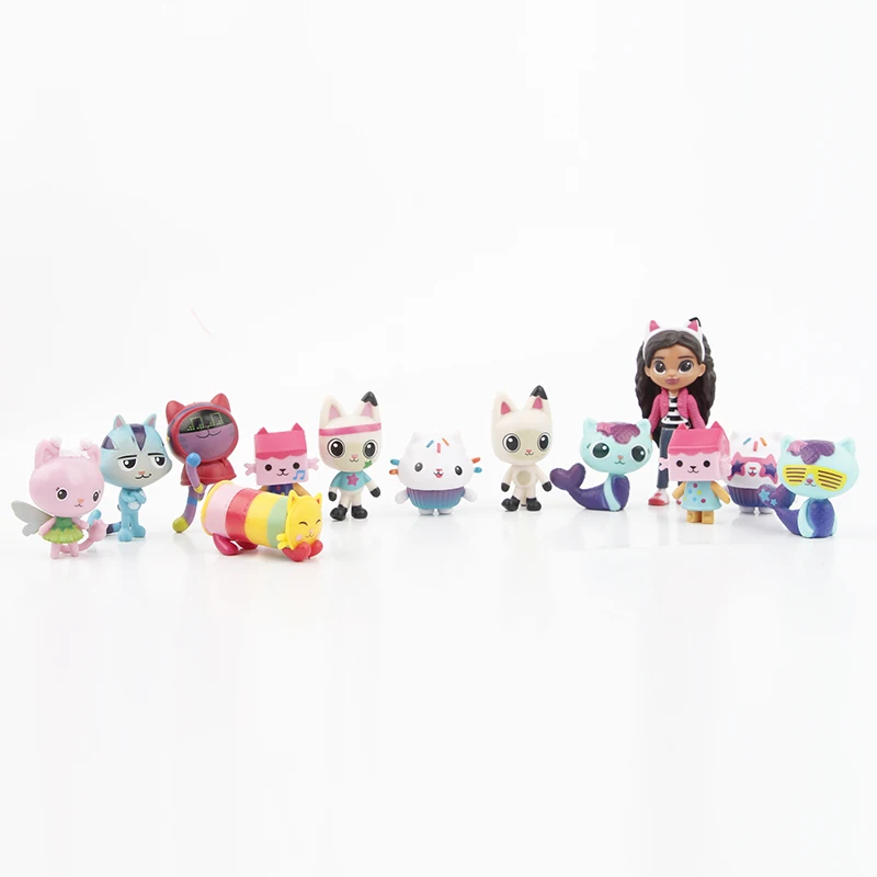 13pcs/set Gabby's Dollhouse Cute Figure Toys - AliExpress 26