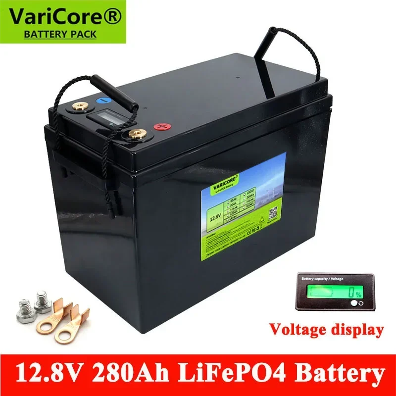 Imagem -02 - Bateria 12v Séries de Ferro de Lítio Fósforo para rv Campistas Carrinho de Golfe Fora de Estrada Fora-grade Baterias de Vento Solar 12.8v 310ah Lifepo4