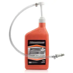 Bomba de aceite de engranaje de unidad inferior para botellas de cuarto estándar, incluye giratorio de Metal de 3/8 pulgadas, 8mm/10mm, compatible con la mayoría de motores fuera de borda de barco marino