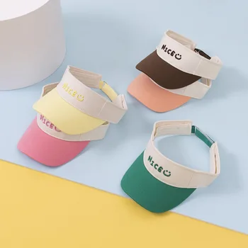 バイザー付き野球帽,バイザー付き野球帽,UV保護,スポーツ,テニス,ゴルフ,ランニング,日焼け止め,男の子,女の子,子供,夏