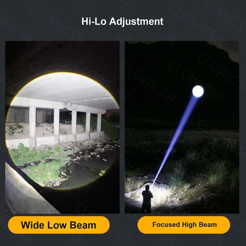 High Brightness Rechargeable Flashlight Large Capacity Long Battery Life Portable Multi-functional for Outdoor Patrol Emergency