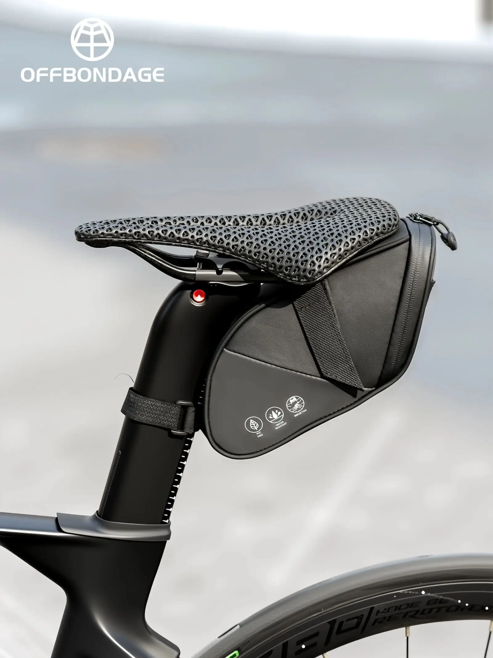 AliExpress OFFBONDAGE Bicycle Bag 1.8L Reflective Bicycle Saddle Bag Waterproof Cycling Tail Bag Portable MTB Road Rear Pack Under Seat Bag