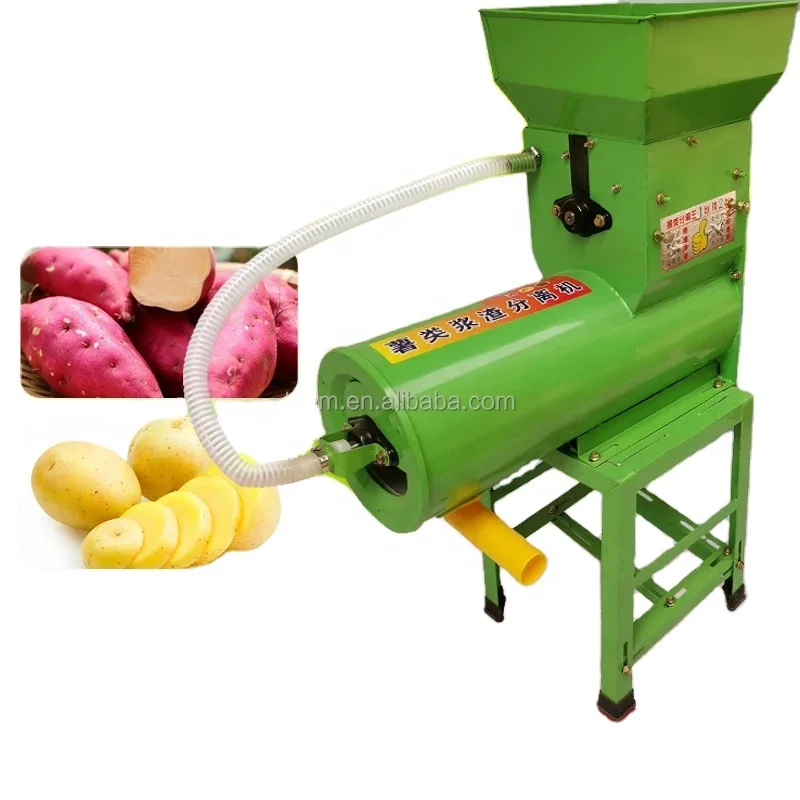 Commercial Sweet Potato Pulp and Residue Separation Refiner Household Crushed Kudzu/Lotus Root Cassava Starch Processing Machine