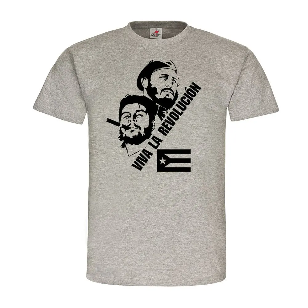 Viva la revolución Fidel Castro Che GuevaraCuba viva leader Anime Graphic T-shirts for Men Clothing Women Tees Y2K tops Unisex S