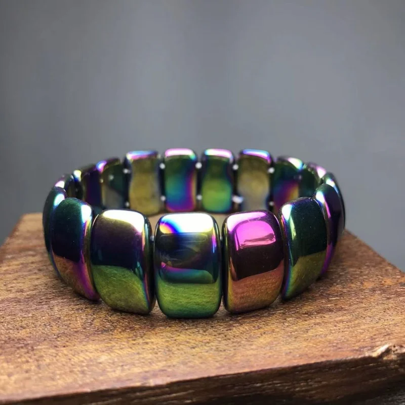 

Natural Terahertz Bracelet, Versatile Simple Men's and Women's Bracelet