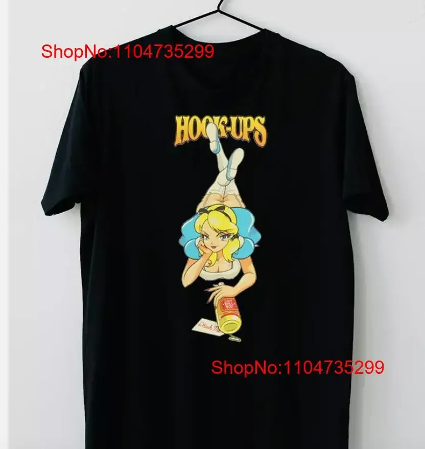 

Футболка Hook Ups Skateboard 8 Ball Alison S 5XL, винтажная потертая мужская футболка, мягкий повседневный топ унисекс для повседневной носки, стильный